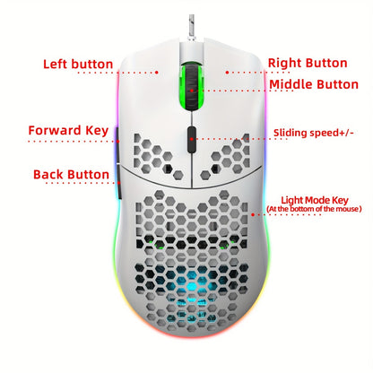 RGB Keyboard And Gaming Mouse