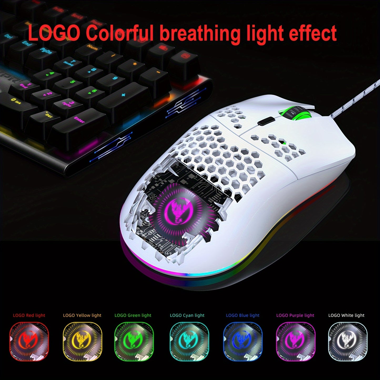 RGB Keyboard And Gaming Mouse